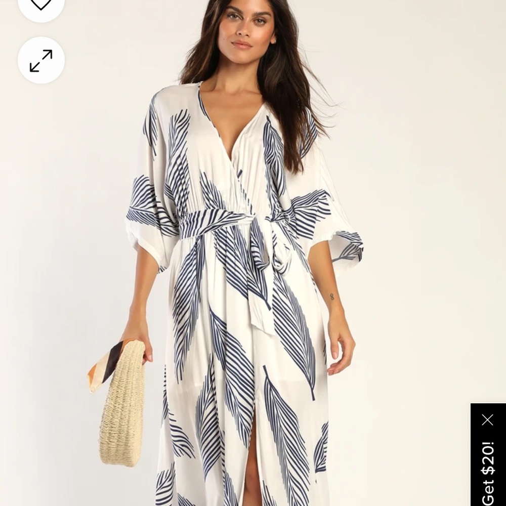 EUC LULU’S “sign of the times” maxi dress